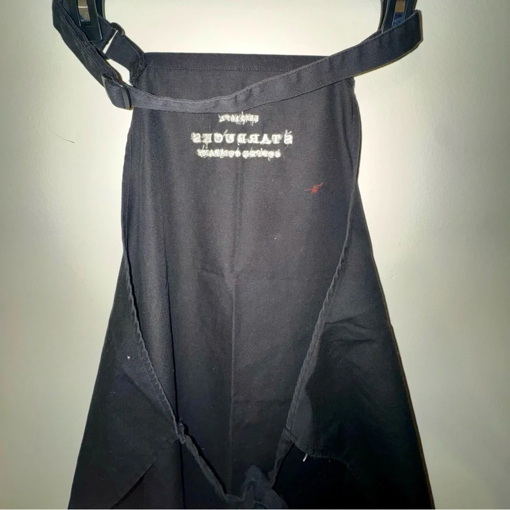 Vintage Starbucks Coffee Company Black Coffee Master Apron